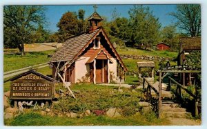 ROUGH & READY, California CA~ WAYSIDE WEDDING CHAPEL 1964 Nevada County Postcard