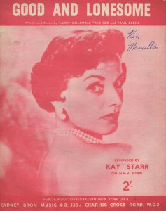 Good & Lonesome Kay Starr Sheet Music