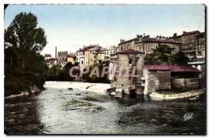 Mont de Marsan Modern Postcard Confluence of Twelve and the Midou