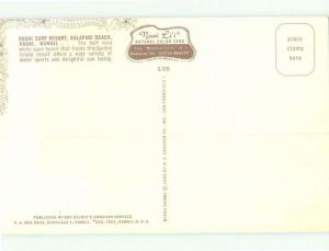 Unused Pre-1980 SURF HOTEL Kauai Hawaii HI hr5904