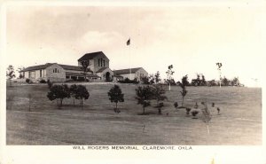 RPPC Real Photo Cowboy, Actor, Will Rogers,Memorial, in, OK, Old Postcard