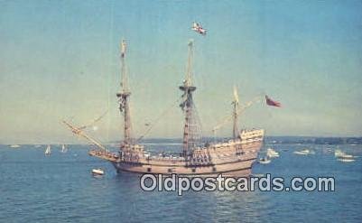 The Mayflower II, Plymouth, Massachusetts, MA USA Sailboat Unused close to pe...