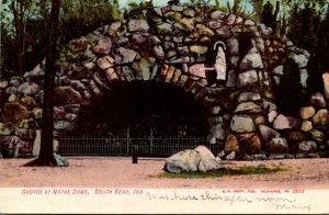 Indiana South Bend Grotto At Notre Dame 1908