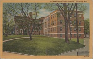 Postcard Peninsula General Hospital Salisbury MD