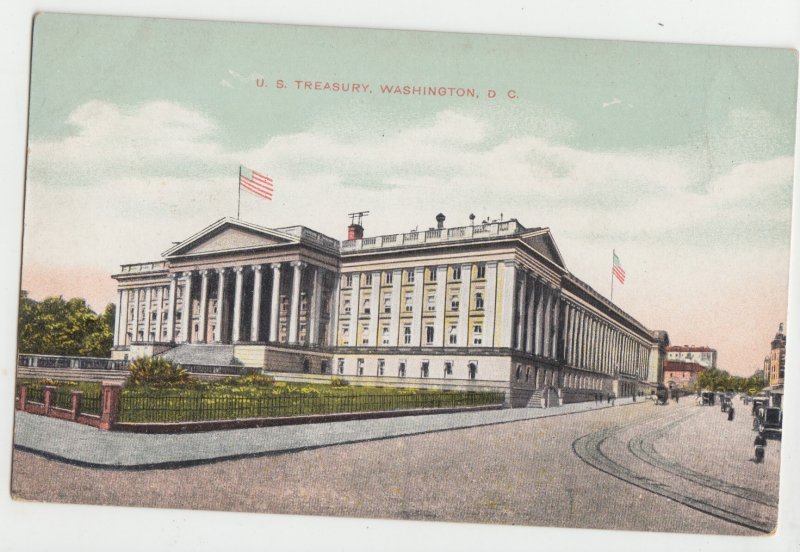 P2684 old view postcard u.s. treasury washington D.C.