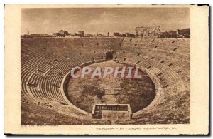 Italia - Italy - Italy - Verona - Dell Interno Arena - Old Postcard