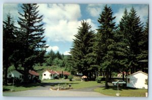 Victoria BC Canada Postcard Harry & Kay Barrett Malahat Bungalows c1950's