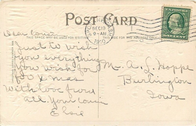 Christmas Greetings, Lot of 5, Lot Number 31