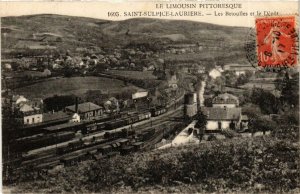 CPA St-SULPICE-LAURIERE Les Betoulles et le Depot (611215)