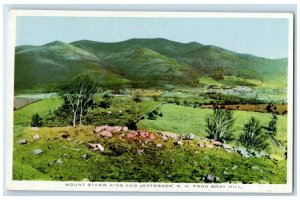 c1910 Scenic View Bray Hill Mount Starr King Jefferson New Hampshire NH Postcard