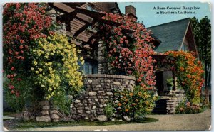 M-55569 A Rose-Covered Bungalow in Southern California