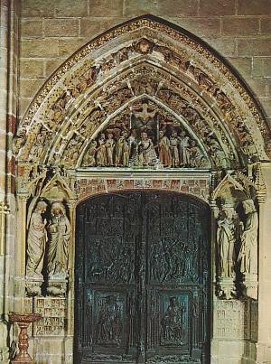 POSTAL 57881: Burgos Puerta del Claustro