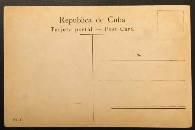 Postcard Unused Carlos III Promenade Havana Cuba No 4 LB
