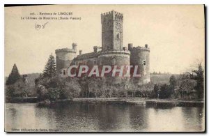 Old Postcard surroundings Limoges Le Chateau de Montbrun Haute Vienne