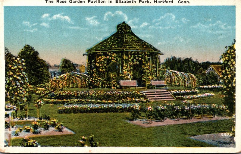 Connecticut Hartford Elizabeth Park The Rose Garden Pavilion