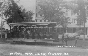 Trolley & Horse - Fryeburg, Maine ME  