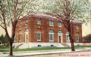 Vintage Postcard 1910's New Post Office Building Historical Landmark Eugene OR