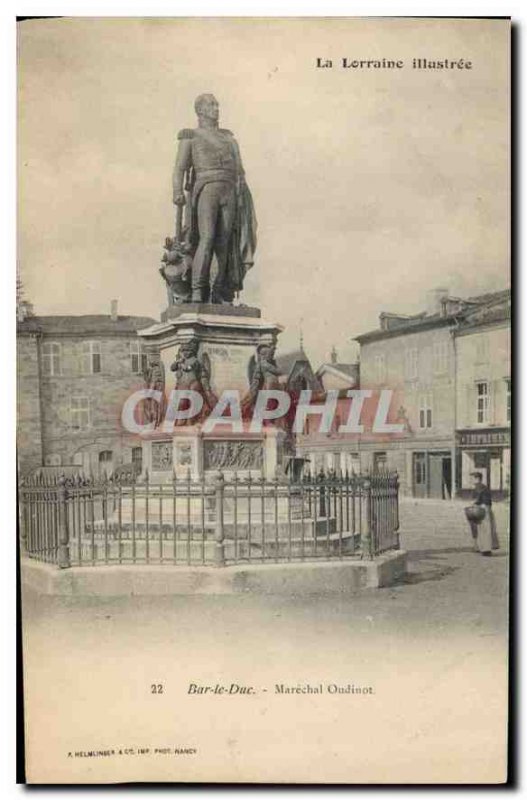 Postcard The Old Bar le Duc Lorraine Illistree Marechal Oudinot