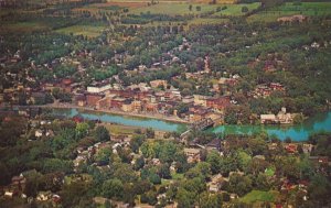 Seneca Falls NY, New York - Along Erie Canal - Aerial View