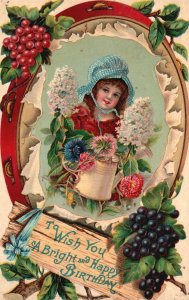 Vintage Postcard 1911 To Wish You A Bright & Happy Birthday