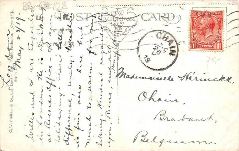 BR62128 painting postcard  uk