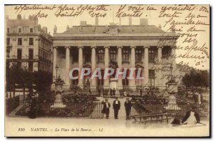 Postcard Old Nimes Place de la Bourse