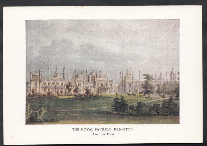 Sussex Postcard - The Royal Pavilion From The West, Brighton    LC3537