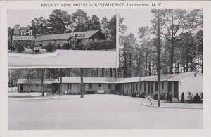 North Carolina Lumberton Knotty Pine Motel & Restaurant