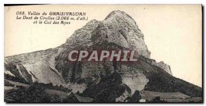 Postcard Old Graisivaudan Vallee du Chateau La Dent de Crolles and Col des Ayes