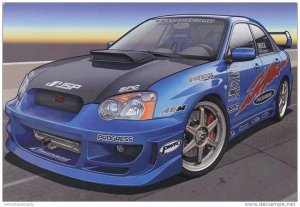 4 Door Blue Street Racing Car PC #9