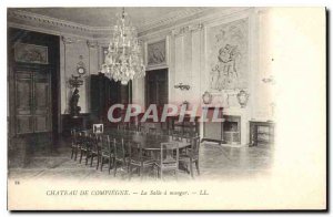 Postcard Old Chateau de Compiegne The Dining Room
