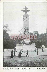 Postcard Ancient Monument Paris Gambetta