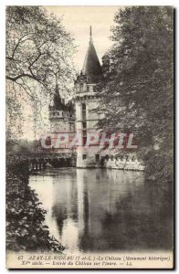 Old Postcard Azay le Rideau L and L Le Chateau Historical Monument