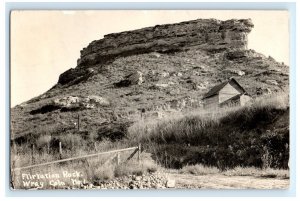 FLIRTATION ROCK WRAY COLORADO CO REAL PHOTO RPPC POSTCARD (GM1)