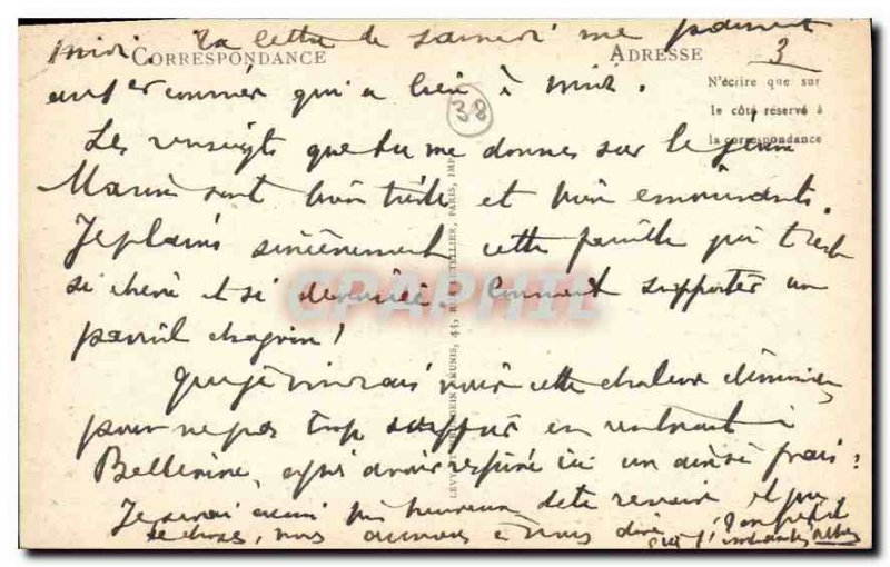 Old Postcard Massif de la Grande Chartreuse