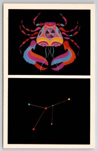 Astronomy Constellation Cancer The Crab Postcard L42