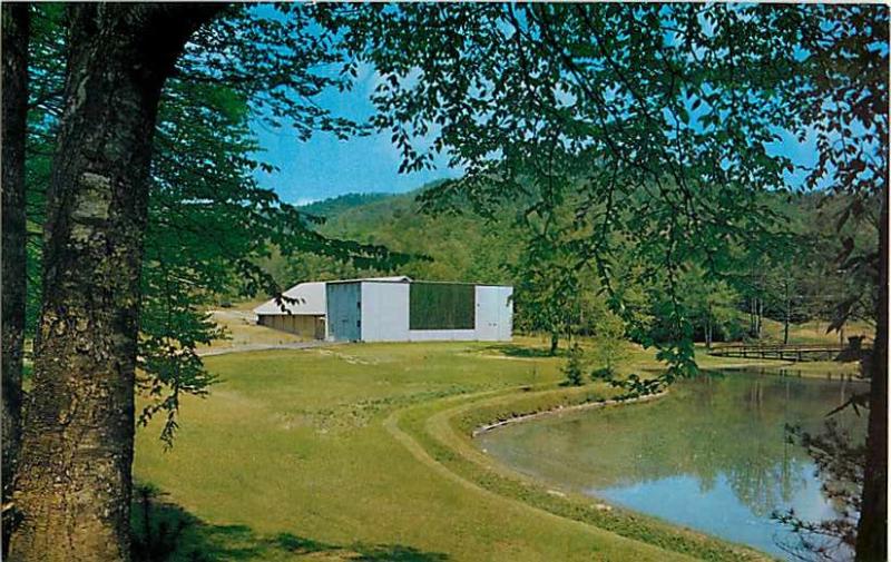 Auditorium Transylvania Music Camp Brevard NC  Postcard