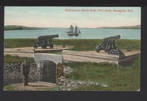 NS ANNAPOLIS Entrance to Black Hole, Fort Anne Pub Valentine & Sons ~ DB