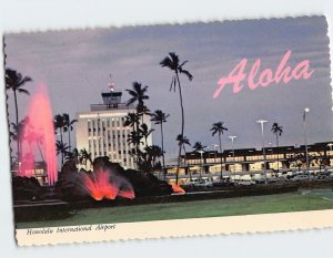 Postcard Honolulu International Airport, Honolulu, Hawaii