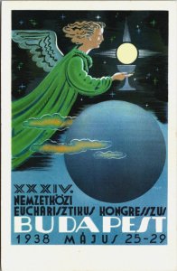 Hungary XXXIV Nemzetkozi Eucharisztikus Budapest Postcard C278