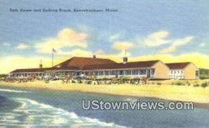 Bath House, Bathing Beach in Kennebunkport, Maine