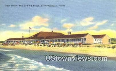 Bath House, Bathing Beach in Kennebunkport, Maine