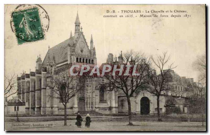 Thouars - The Chapel and the Castle - built in 1635 - House of Force - Old Po...