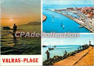 Postcard Modern Littoral Languedoc Valras Plage