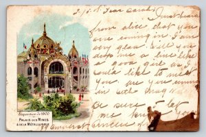 Paris  France  Expo of 1900  Palace of Mines  Postcard