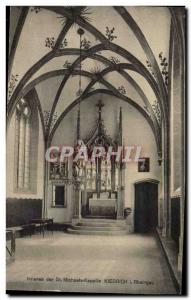 Postcard Old Inneres der St. Michaels Kapelle i Kiedrich Rheingau