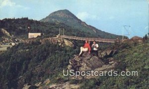 Mile High Swinging Bridge in Grandfather Mountain, North Carolina