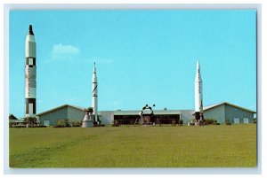 c1960s Models of Jupiter-C LEM & Juno Missiles Kennedy Space Center FL Postcard