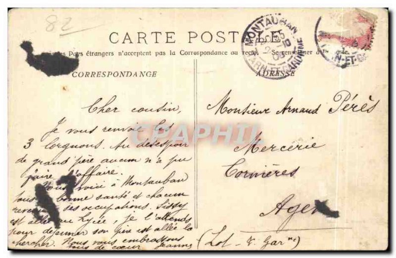 Old Postcard Montauban Saint Jacques Le Pont de Ville Lavandieres