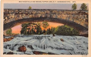 Bog River Falls & Bridge Tupper Lake, New York  